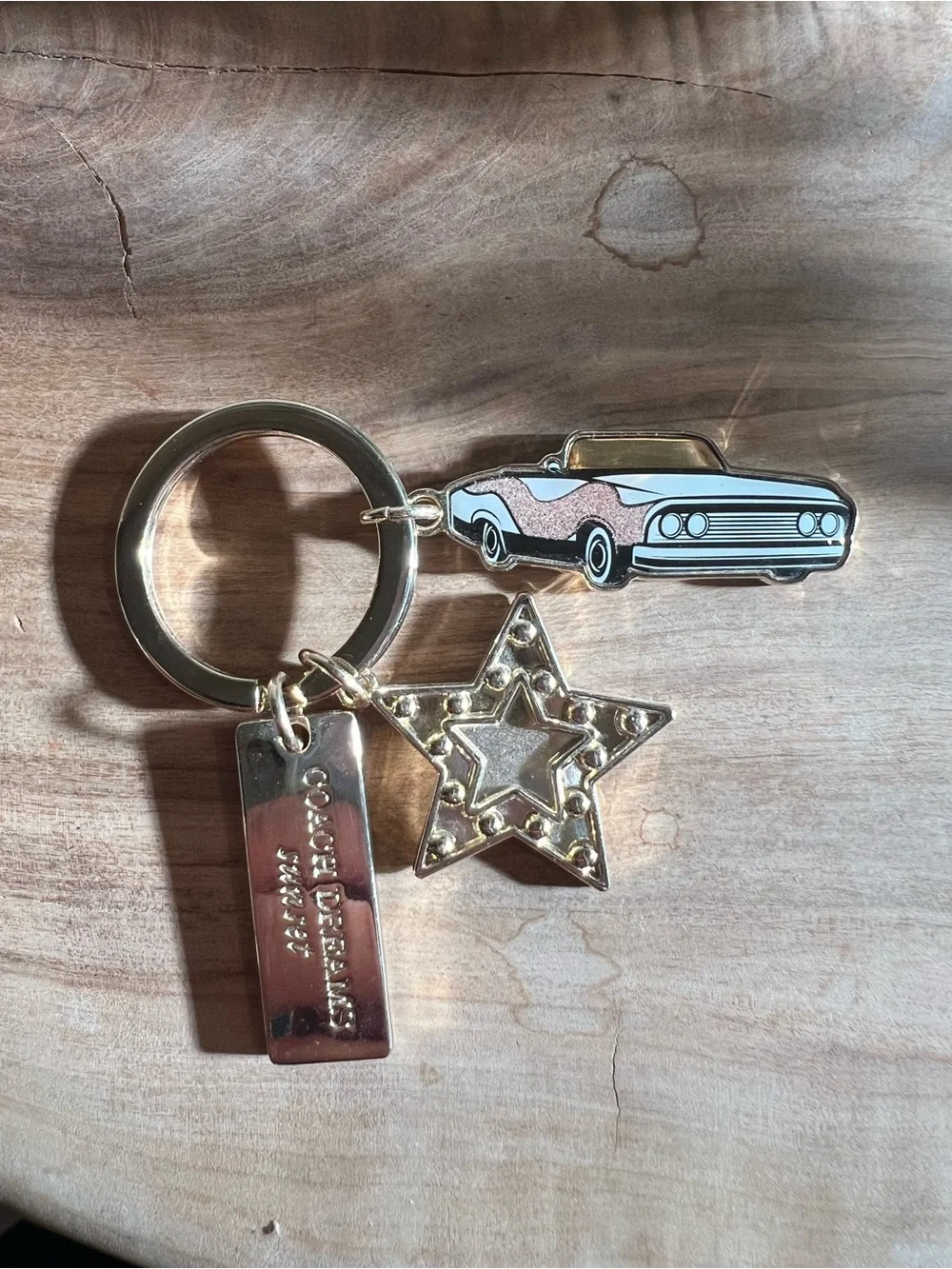 Coach Dreams Sunset Travel Perfume with Gold Keychain